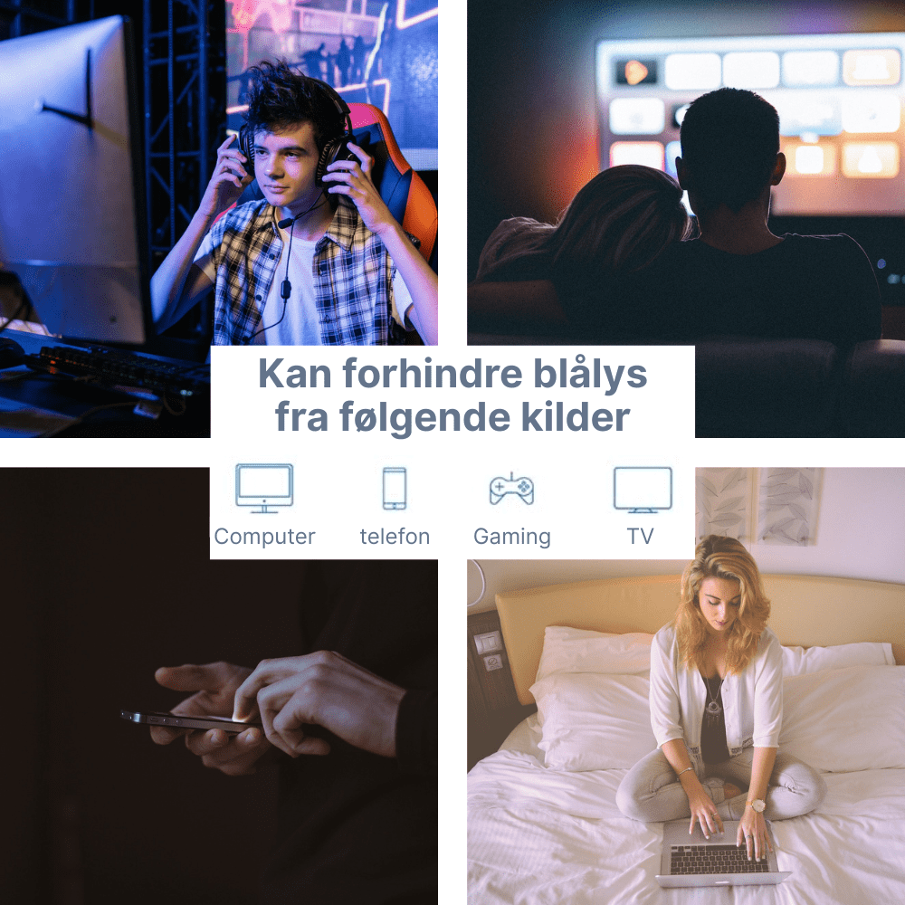 Blålysbriller - høj filtreringseffekt
