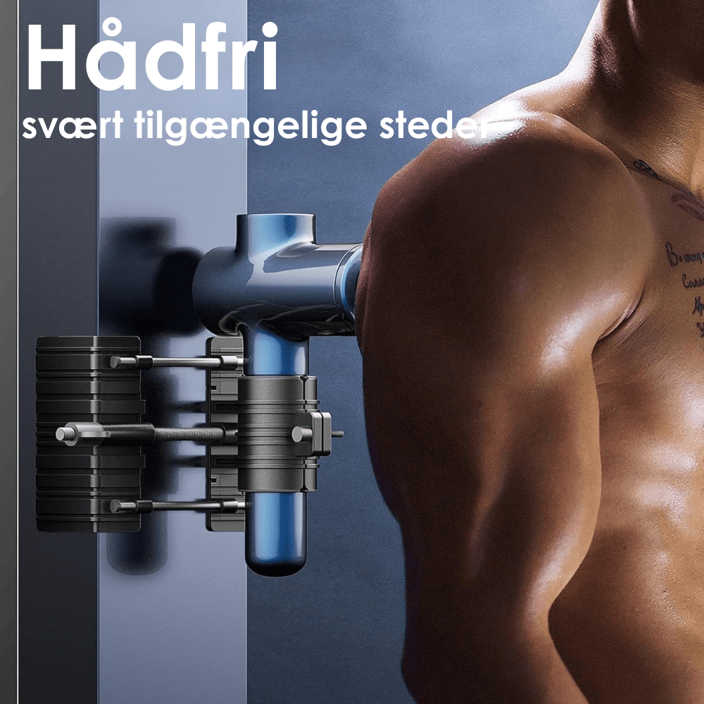 Holder til massagepistol - nem adgang til ryg og skuldre