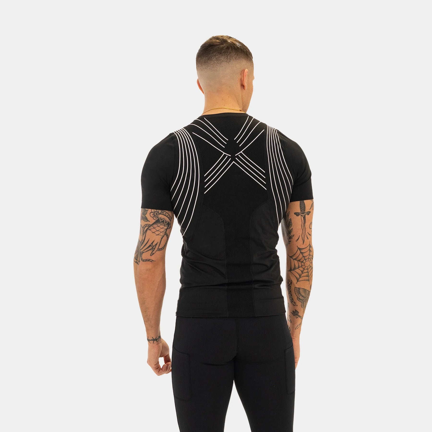 SPINE-TECH Baselayer – Holdningskorrigerende - sort