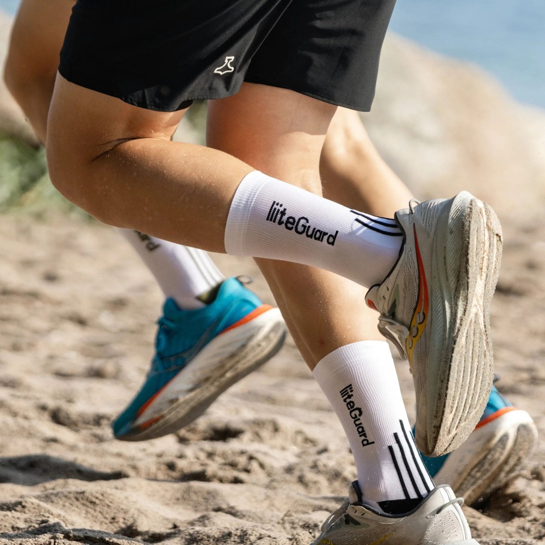 Løbestrømpe Hvid - PRO-TECH LG SOCK