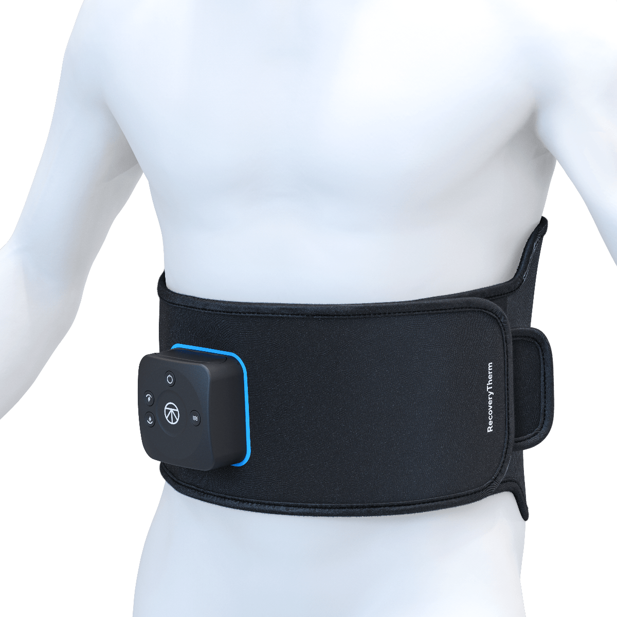RecoveryTherm lændebælte m. varme og vibration