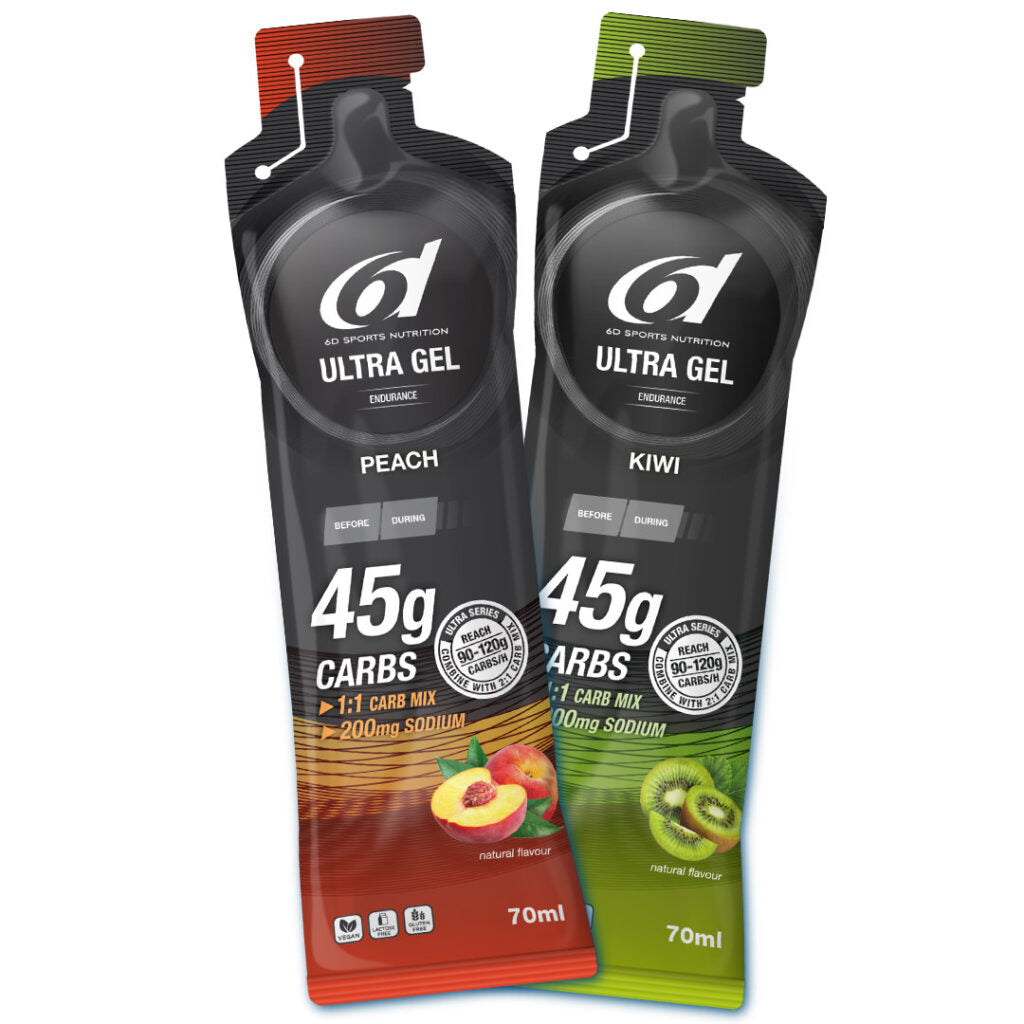 ULTRA GEL fra 6d Sportsnutrition: 45g kulhydrater pr. servering