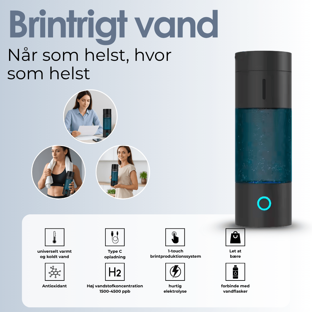 Hydrogenvandflaske
