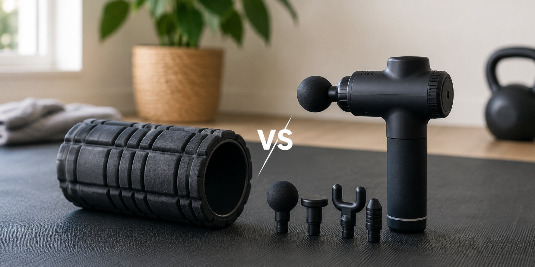 Foam roller vs. massagepistol: Hvad skal du vælge?