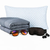 Komplet søvnbundle - hovedpude, tyngdedyne og søvntilbehør