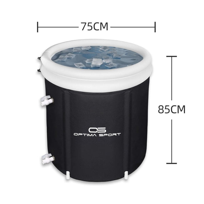 Isbadet: 75 × 85 cm