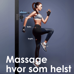Holder til massagepistol - nem adgang til ryg og skuldre