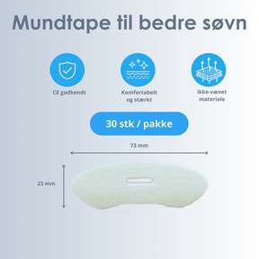 Mundtape - til søvn