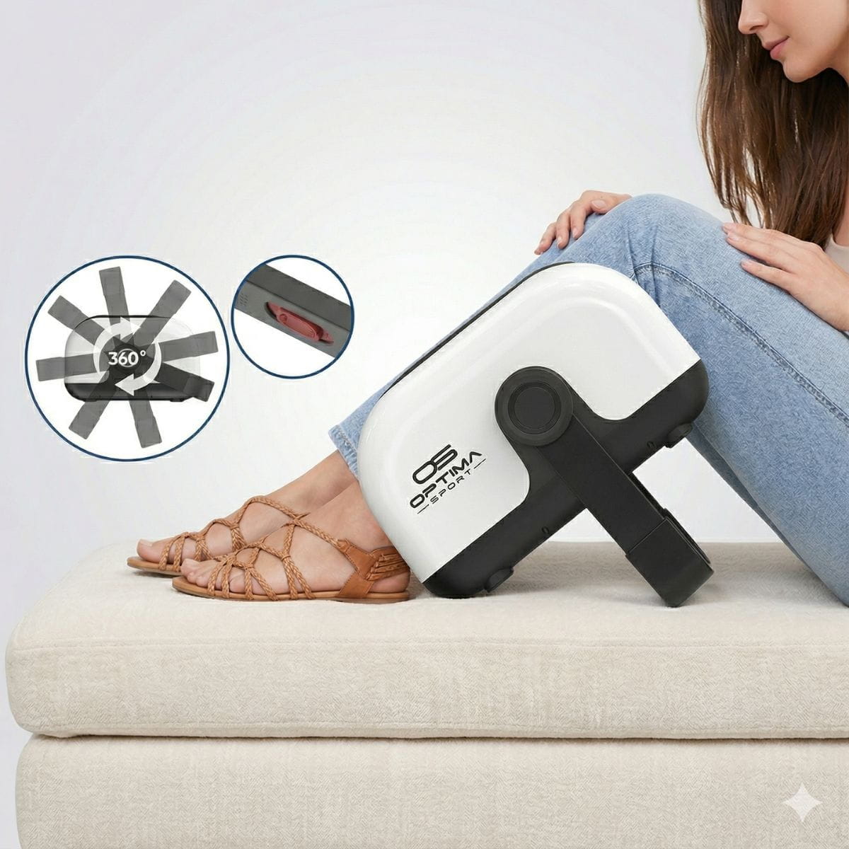 Fod og læg massager med kompression og varme